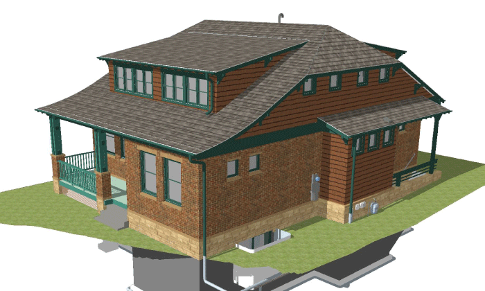 front elevation rendering of 745 14th Street