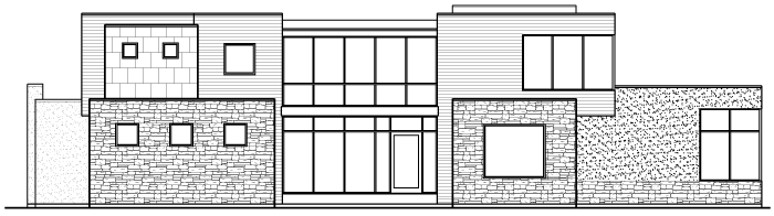front elevation rendering of 1590 Sumac Avenue