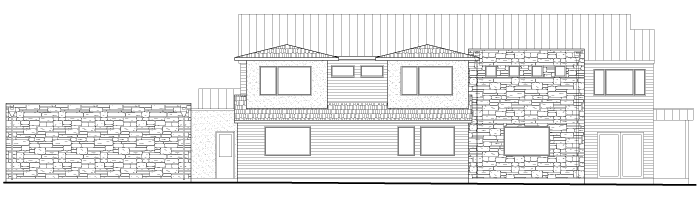 side elevation rendering of 2150 Tamarack Avenue